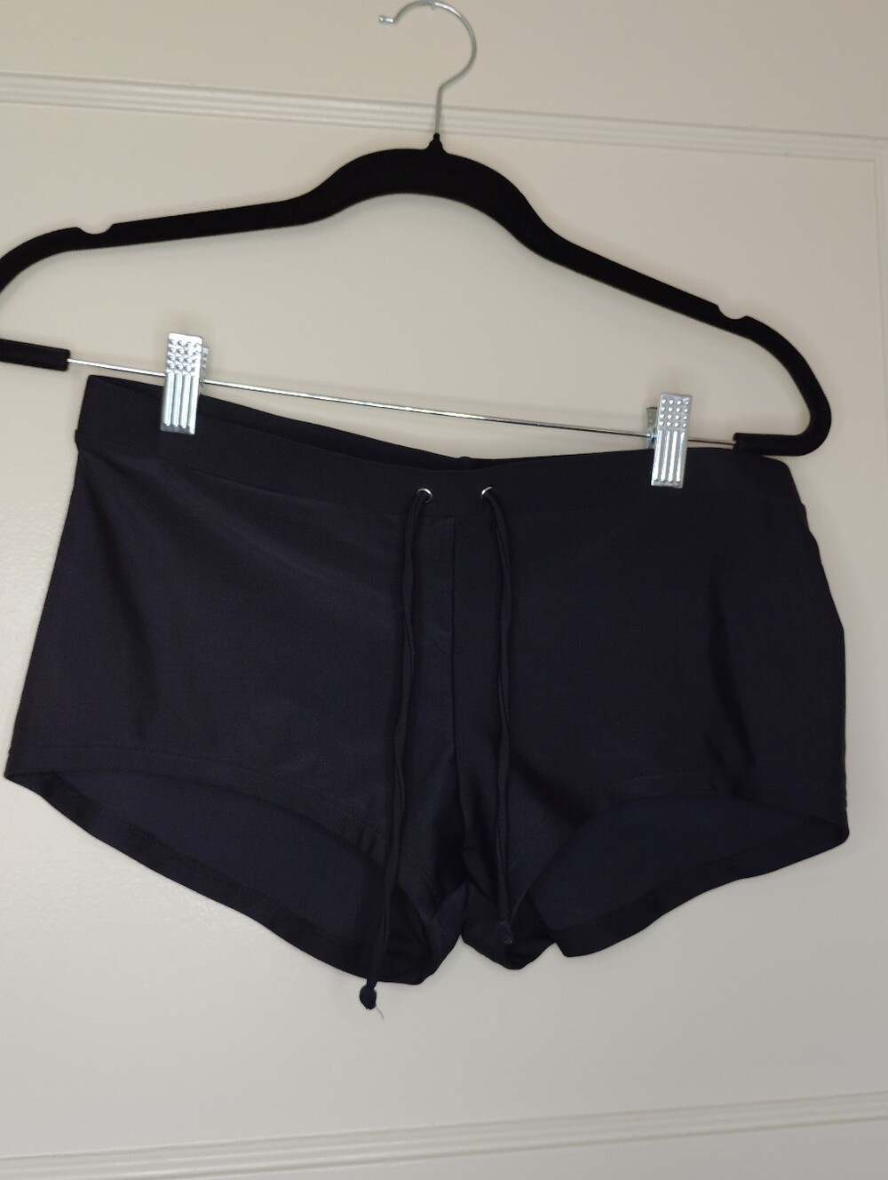 SO Black Swim Shorts Bottoms Size XL Athletic Stretch